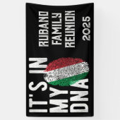 Italienische DNA-Familientreffen Banner (Vertikal)