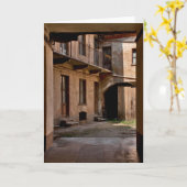 Italienische Ecke Karte (Gelbe Blume)