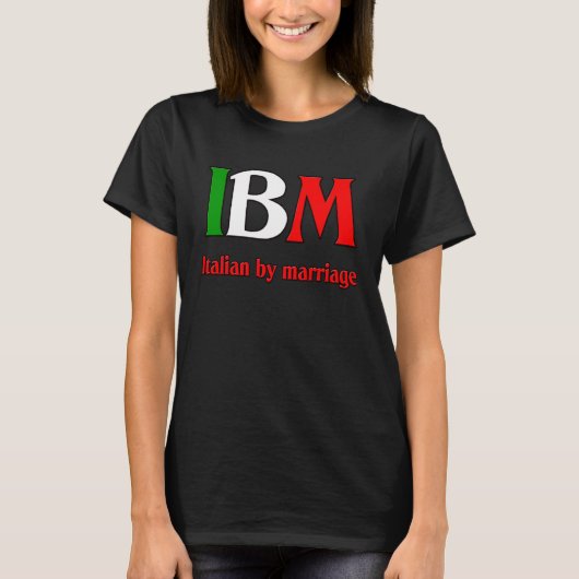 Italienische Ehe T-Shirt (Vorderseite)