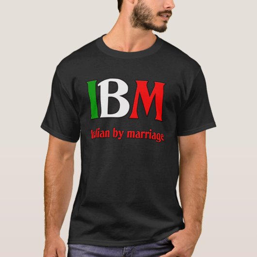 Italienische Ehe T-Shirt (Vorderseite)