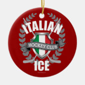 Italienische Eisdekoration Keramik Ornament (Vorne)