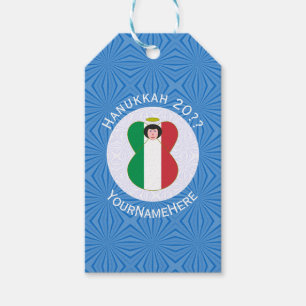 Italienische Engel-Flagge für Chanukka Geschenkanhänger