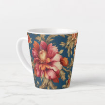 Italienische exquisite Vintage-Großblumen
