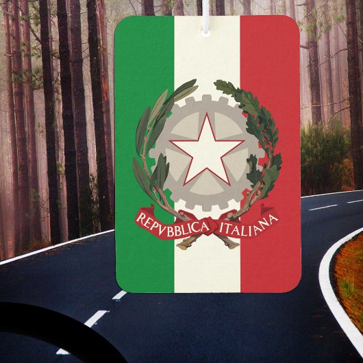 Italienische Fahne Car Air Freshener, Italien Autolufterfrischer