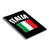 Italienische Fahne Flag Notizblock (Rechte Seite)
