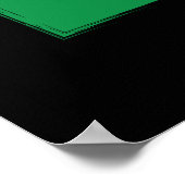 Italienische Fahne Flag Poster (Ecke)