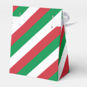 Italienische Fahne für Hochzeitsfeier Geschenkschachtel (Rückseite)
