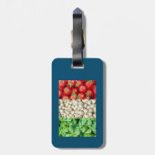 Italienische Fahne Gepäckmarke Gepäckanhänger (Rückseite vertikal)