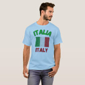 Italienische Fahne - Italienische Flagge T-Shirt (Vorne ganz)