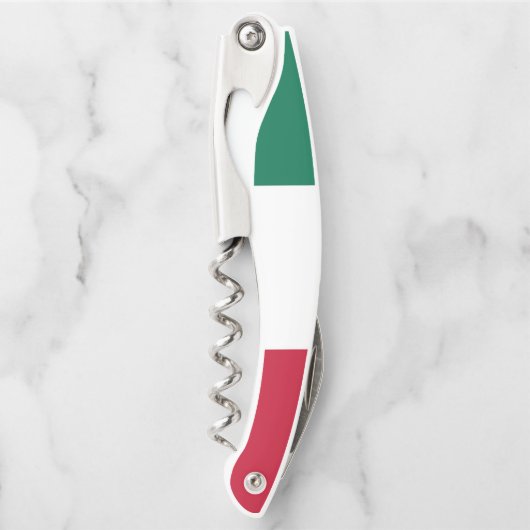 Italienische Fahne Kellnermesser (Vorderseite)