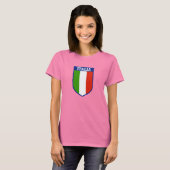 Italienische Fahne Womens T - Shirt (Vorne ganz)
