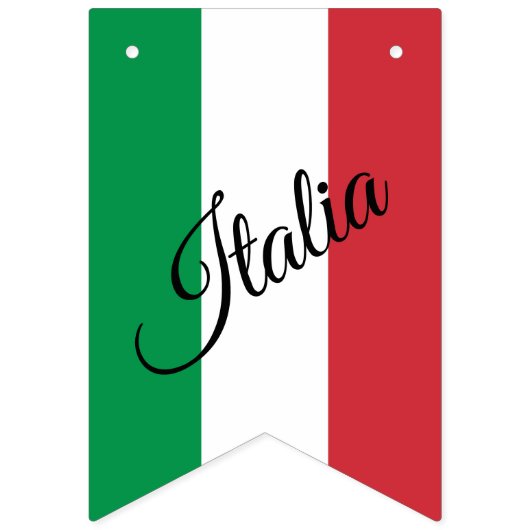 Italienische Fahnen, Party Italien Banner / USA (Erste Fahne)