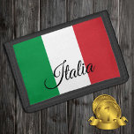 Italienische Fahnenmode, italienische Patrioten /  Tri-fold Geldbeutel<br><div class="desc">WALLETS: Italien & Italienische Fahne Mode - Liebe in meinem Land,  Reisegeschenke,  Opa Geburtstag,  Nationalpatrioten / Sportfans</div>