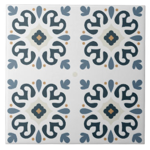 Italienische feine Kunst Azulejos Mittelmeerblau Fliese