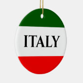 Italienische Flag Farben Design Ornament (Rechts)