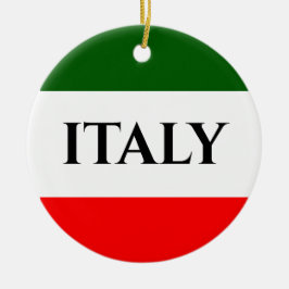 Italienische Flag Farben Design Ornament