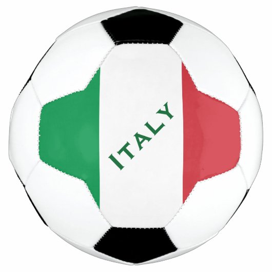 Italienische Flag-Fußballball Fußball (Vorderseite)