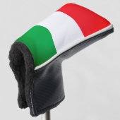 Italienische Flag Golf Head Cover Golf Headcover (3/4 Vorderseite)