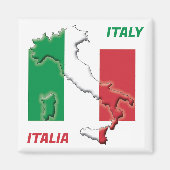 ITALIENISCHE FLAG ITALIENS MAGNET (Vorne)