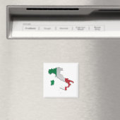 Italienische Flag-Karte_2 Magnet (In Situ (Geschirrspüler))