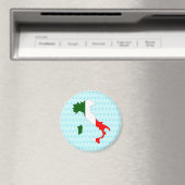 Italienische Flag-Karte Magnet (In Situ (Geschirrspüler))