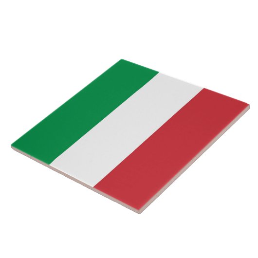 Italienische Flag Tile Fliese (Seite)