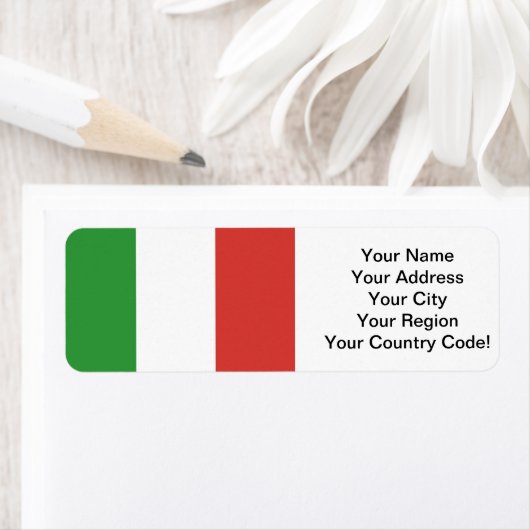 Italienische Flagge (Insitu)