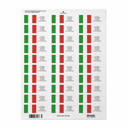 Italienische Flagge (Vorne)