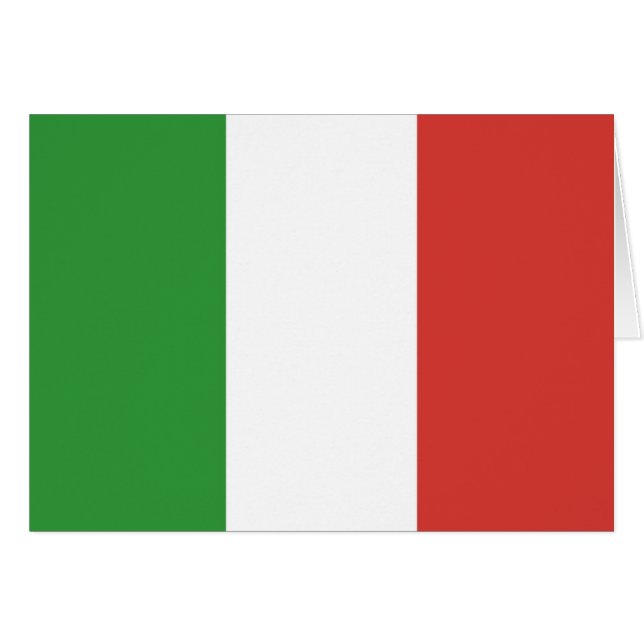 Italienische Flagge (Vorderseite (Horizontal))