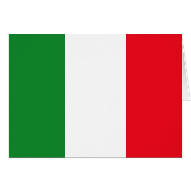 Italienische Flagge (Vorderseite (Horizontal))