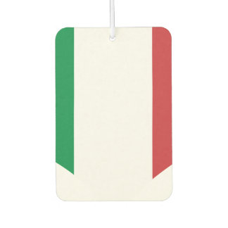Italienische Flagge auf bewölktem Hintergrund Autolufterfrischer