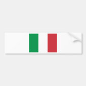 Italienische Flagge Autoaufkleber (Vorne)
