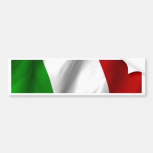 Italienische Flagge Autoaufkleber