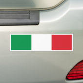 Italienische Flagge Autoaufkleber (Auf Auto)