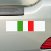Italienische Flagge Autoaufkleber (Auf Auto)