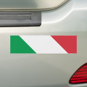 Italienische Flagge Autoaufkleber (Auf Auto)