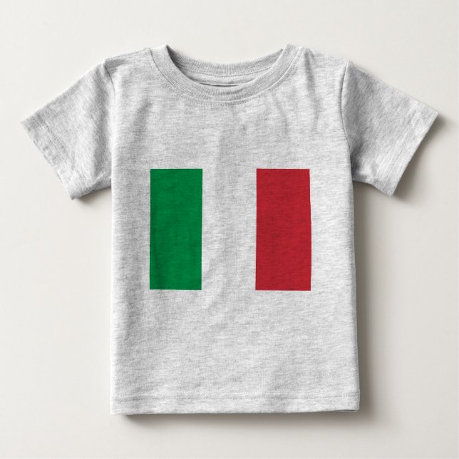 Italienische Flagge Baby T-shirt (Vorderseite)