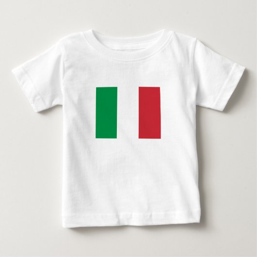 Italienische Flagge Baby T-shirt (Vorderseite)