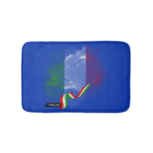 Italienische Flagge Badematte