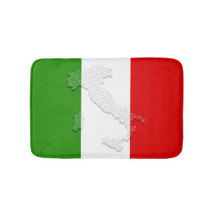Italienische Flagge Badematte