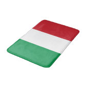 Italienische Flagge Badematte (Schrägansicht)