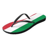 Italienische Flagge Badesandalen (Schrägansicht)