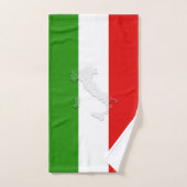 Italienische Flagge Badhandtuch Set (Handtuch)