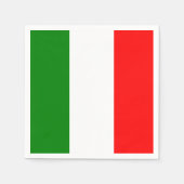 Italienische Flagge Bandiera d'Italia Napkin Serviette (Vorderseite)