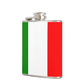 Italienische Flagge Bandiera d'Italia Tricolore Flachmann (Links)
