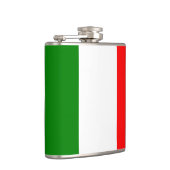 Italienische Flagge Bandiera d'Italia Tricolore Flachmann (Rechts)