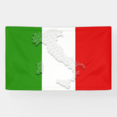 Italienische Flagge Banner (Horizontal)