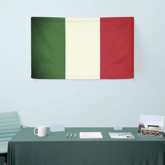 Italienische Flagge Banner (Messeveranstaltung)