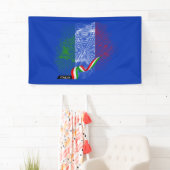 Italienische Flagge Banner (Insitu)