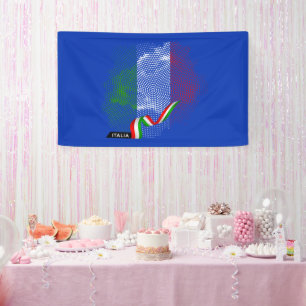 Italienische Flagge Banner